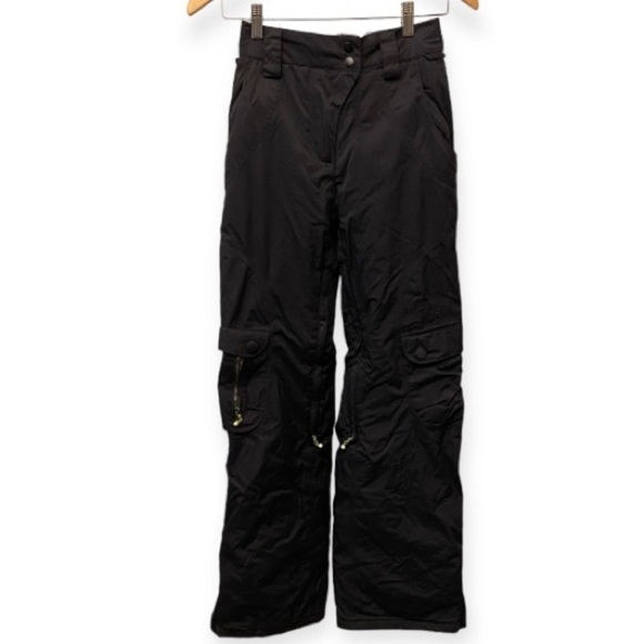Firefly Stellar Snow Pants Womens Sz Small High Rise Black Snowboard Ski AquaMax - Picture 1 of 14
